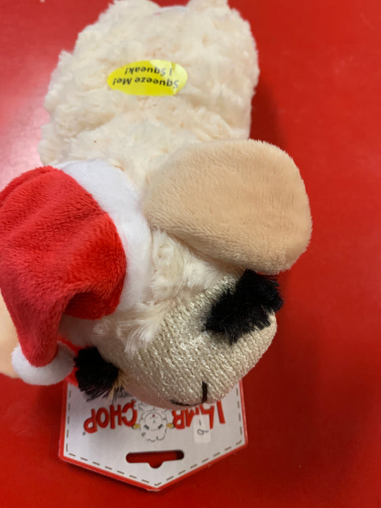 Lamb chop holiday dig toy