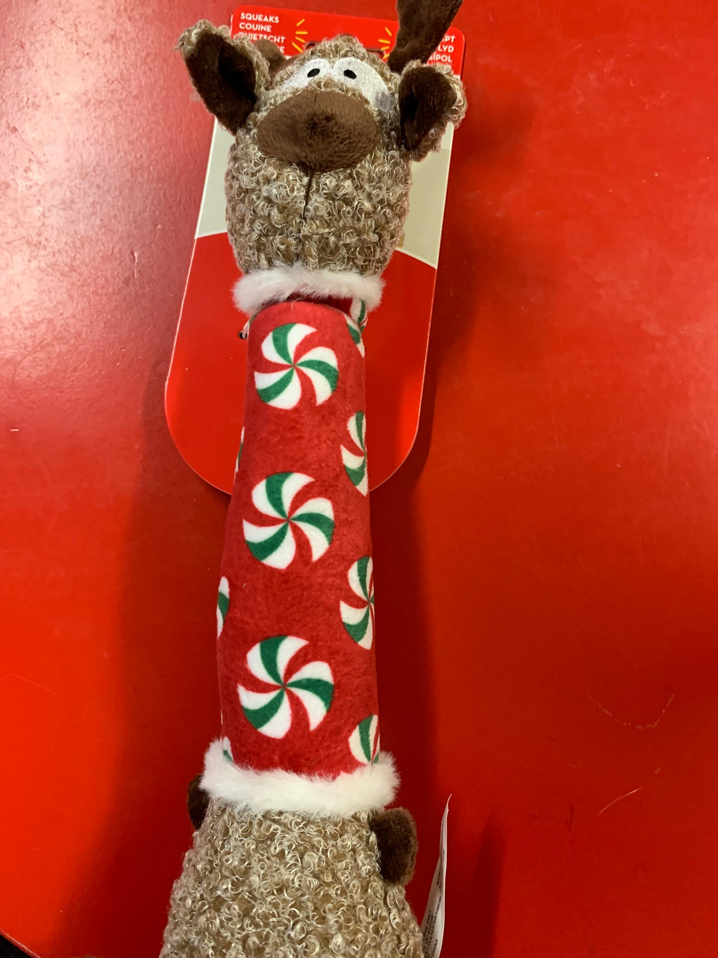 Kong shaker holiday deer dog toy