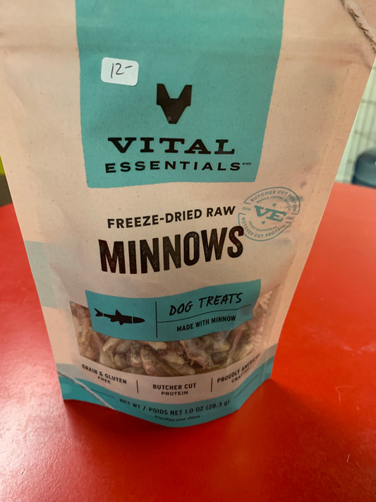 Freeze dried minnows for dogs