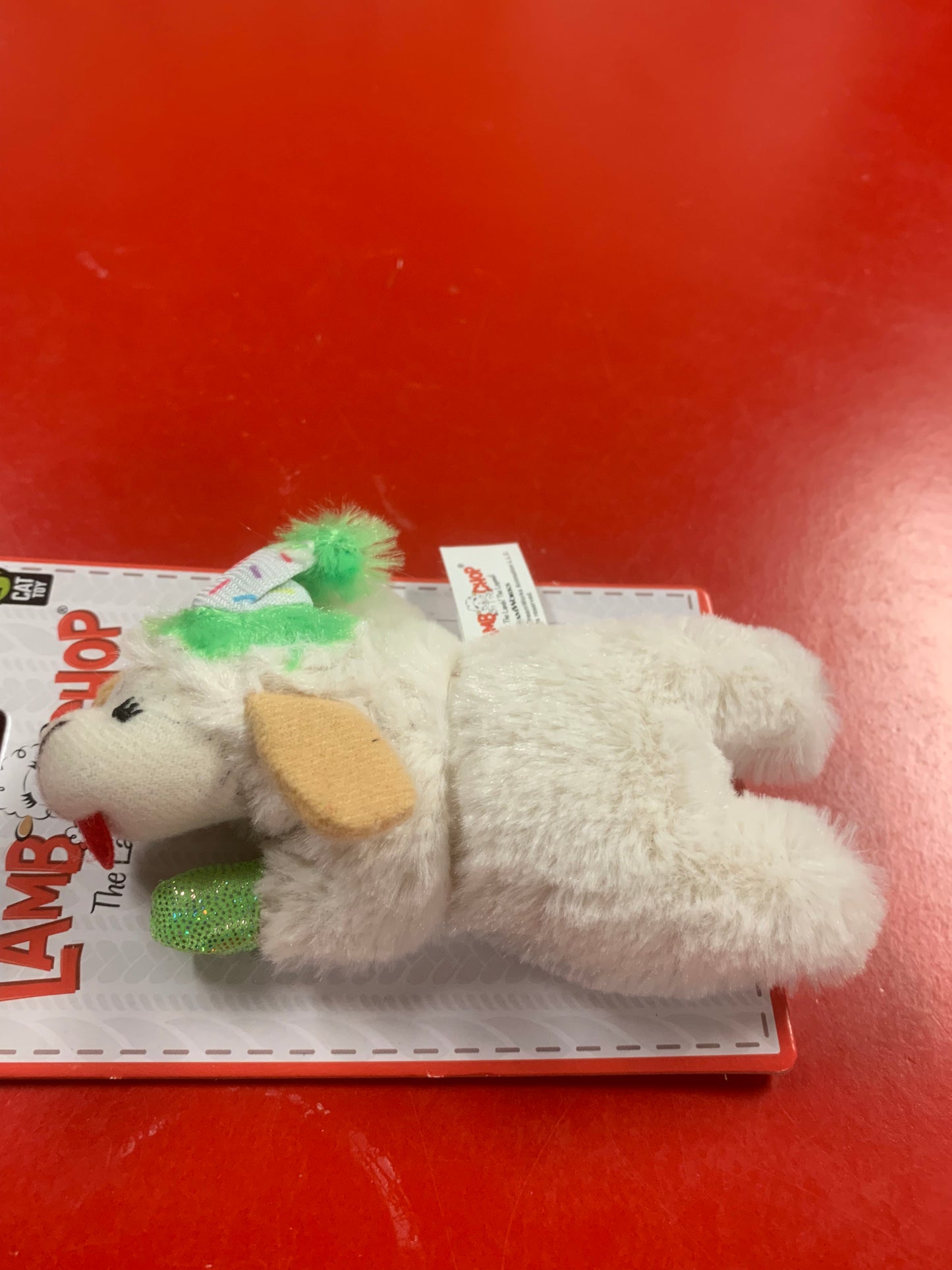 Cat toy birthday catnip lamb chop